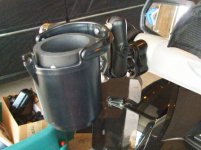 RAM Mount Self Leveling Cup Holder Aluminum Utility Strap ATV UTV Mount.jpg