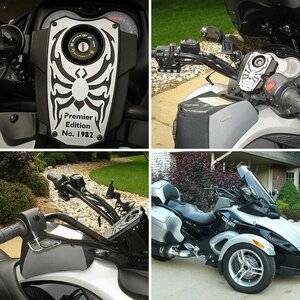 KewlMetal Handlebars and Corbin Bags