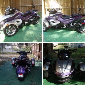 Newly painted Spyder