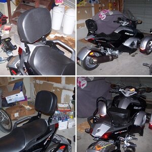 Road Krome back rest