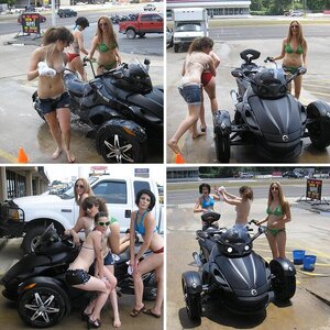 5-29-10 Wicked Angels Bikini Bike Wash in Fort Worth, TX