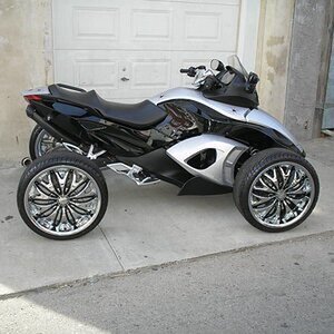 4 wheel can am spyder