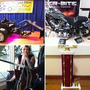 Motorcycle show at Rockingham