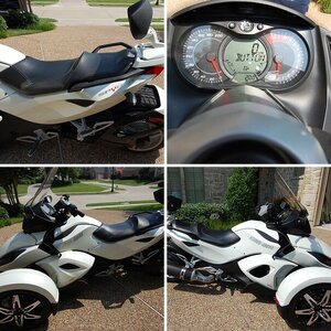 2010 Can-Am Spyder SE5 RS-S, Limited Edition White Pearl