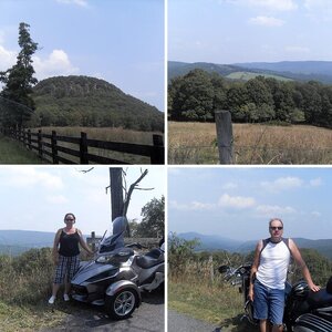 Hubby and I in the moutains of wv