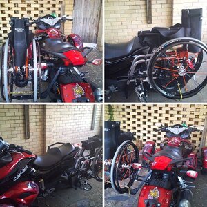 Spyder with wheelchair rack