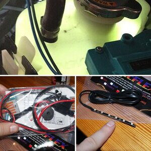 led light to cool bottle