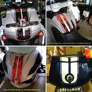 Spyder RT Racing stripes- GT style