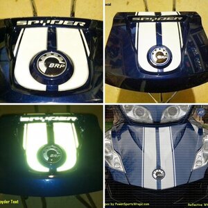 Reflective GT Racing stripes-- GET NOTICED