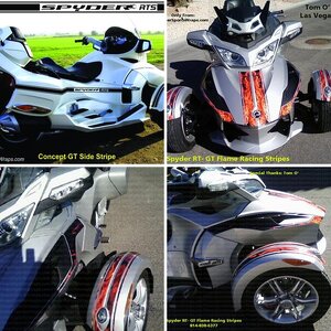 FLAME- GT Racing Stripes