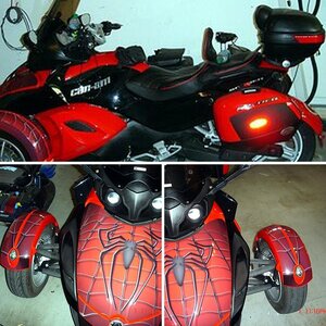 My Spyder Dressed Up