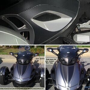 RS- Rally Trunk Insert w/ Fenders- 3M Carbon Fiber