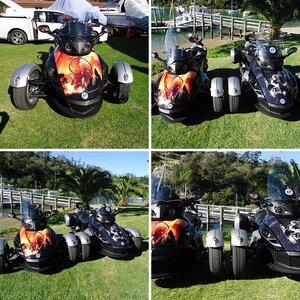 Both Spyder's wrapped now