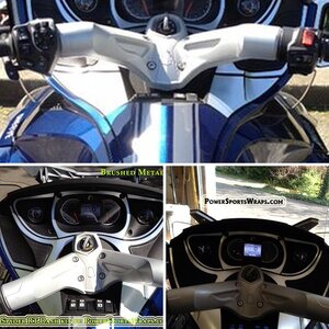 Brushed Metal Spyder RT Dash kit