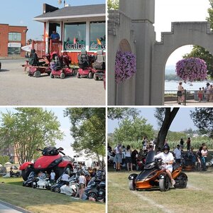 Debbie, Shana & Joel at Spyderfest Magog 2012