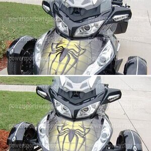RT Trunk wrap- Yellow Spidy on Web