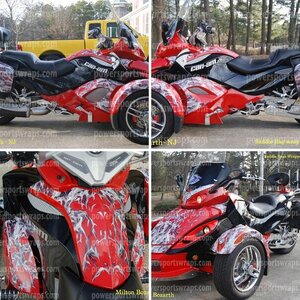 RS, GS, RSS Silver-Red Flame Full kit