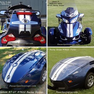 RT-GT Racing Stripes Bike & RT622 Trailer