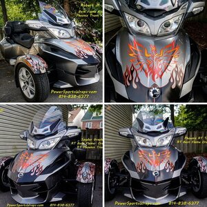 RT Best Flame Kit- Orange/Black