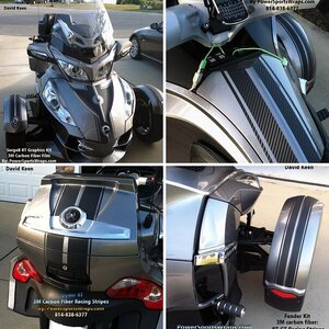 3M Carbon Fiber SERGEB RT graphics kit