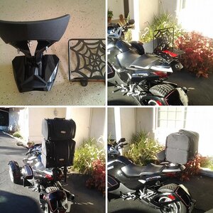 Removable backrest rack