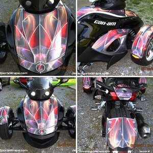 Pastel Lights pre-cut Spyder RS / RSS wrap kit