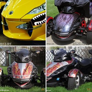 Spyder Teeth Decal kit