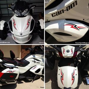 Spyder ST Limited:  Lightning 41 Graphics kit