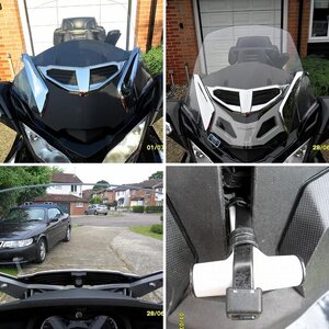 Modified Windshield Middle Bracket