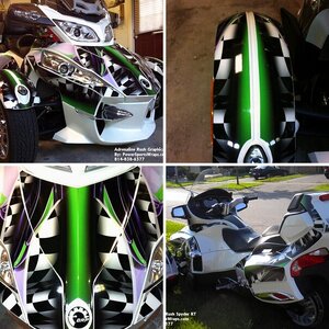 Adrenaline Rush- Spyder RT Pre-cut Wrap kit