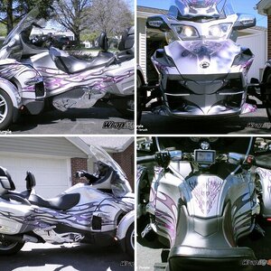 Pink & PurpleTribal Flames-  Dueling Tribal Flames