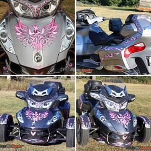 Phoenix Tribal Pink - White Fade