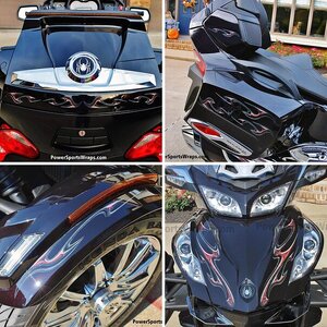 ST- RT Ghost 104 Red Graphics kit