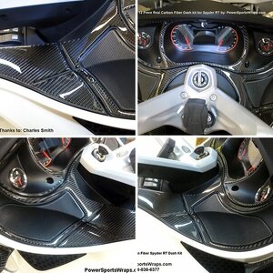 RT Carbon Fiber dash kit