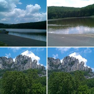 Seneca Rocks and Spruce Knob Lake WV