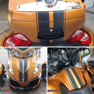 RT-GT Racing Stripes: 3M Carbon Fiber