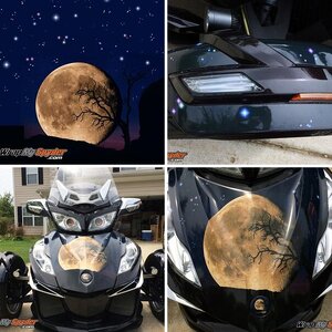 Moon & Stars Frunk & Fender Wrap