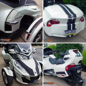 Spyder RT Panel Inserts- Carbon Fiber