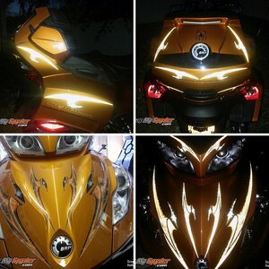 Reflective Sceptor Spyder graphics kit