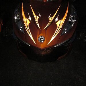 Reflective Orange Decal