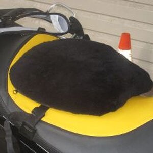 Comfort Max Gel Pad with Plush Australian Sheepskin Cover - www.amspecialtiesusa.com