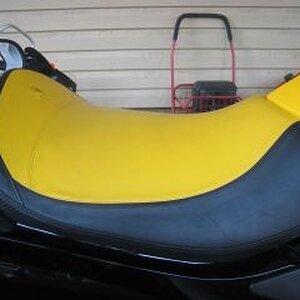 SPYDER Seat Skin Yellow/Blk - www.motosplus.com