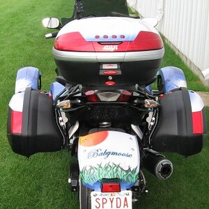 Rear view after wrap