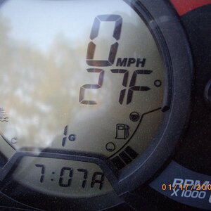 COLDEST Morning chill before starting.