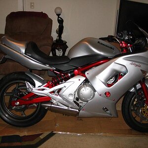 NINJA 650r----out with the old, in with the SPYDER