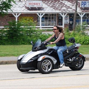 I KNOW WERES MY HELMET IT WAS A PHOTO OP