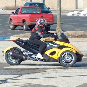 Nancy's First Spyder Ride