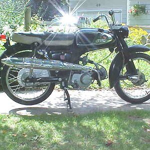 1965 Honda S65 Sport 65
Just another tiddler.  No love for this one.