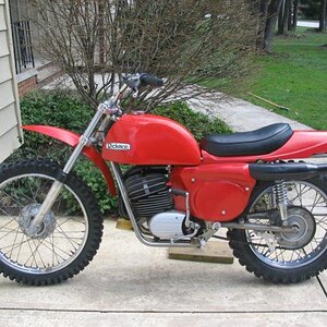 1974 Rickman Zundapp
This one is gone now, I had no good place to ride it and couldn't find a spark arrester to make it legal.