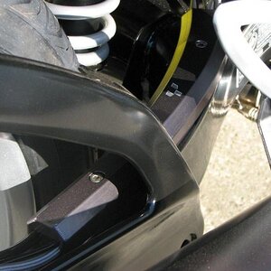 Billet swing arm cover